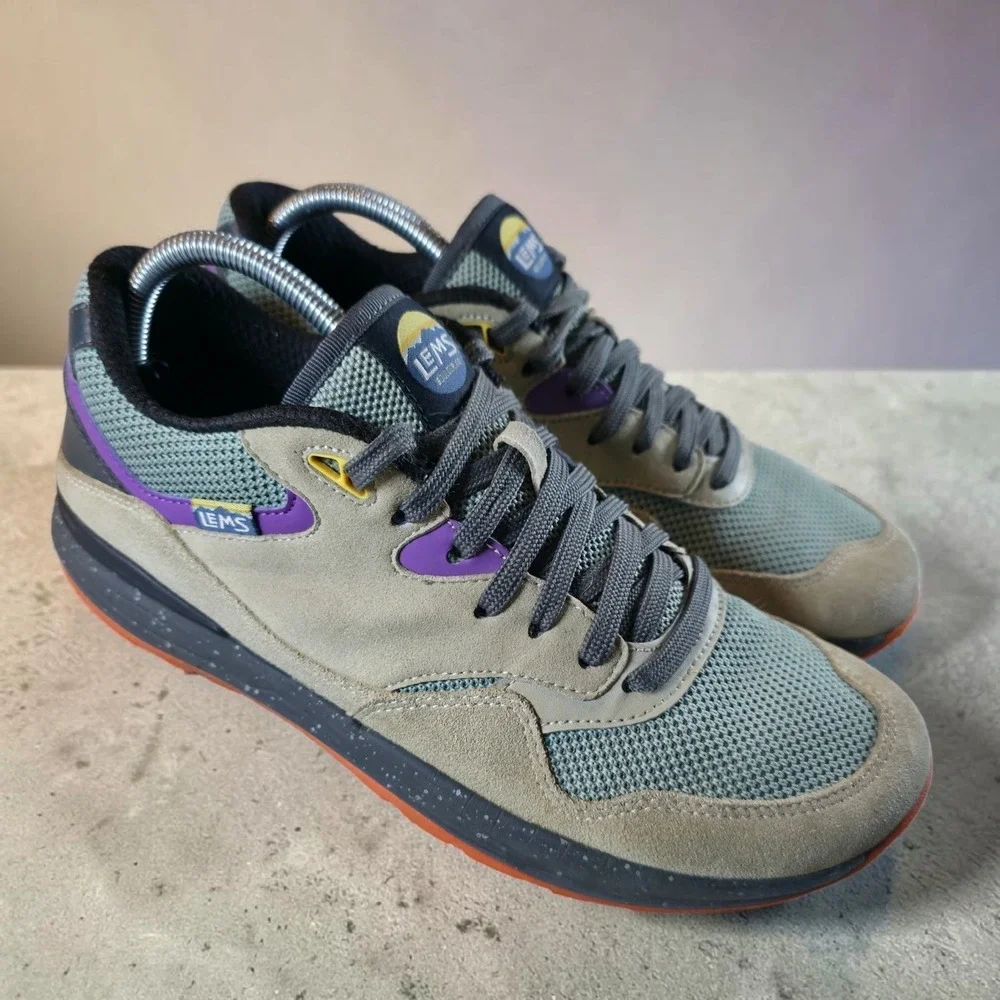Lems Trailhead Shoes Mens 9.5 Mercury Sunset Hiking Trail Sneakers Lace Up - Picture 1 of 9